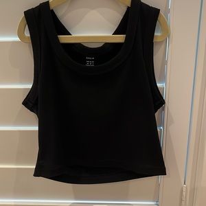 Black crop top